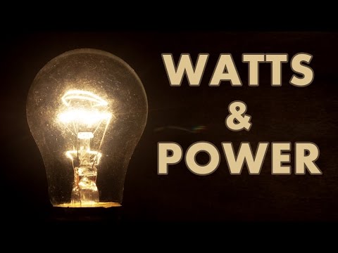 基本电力 - 功率和瓦特