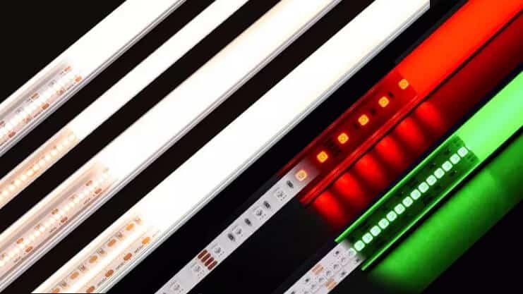Profilé LED - Série T07 - 1,5 mètre - Diffuseur opaque