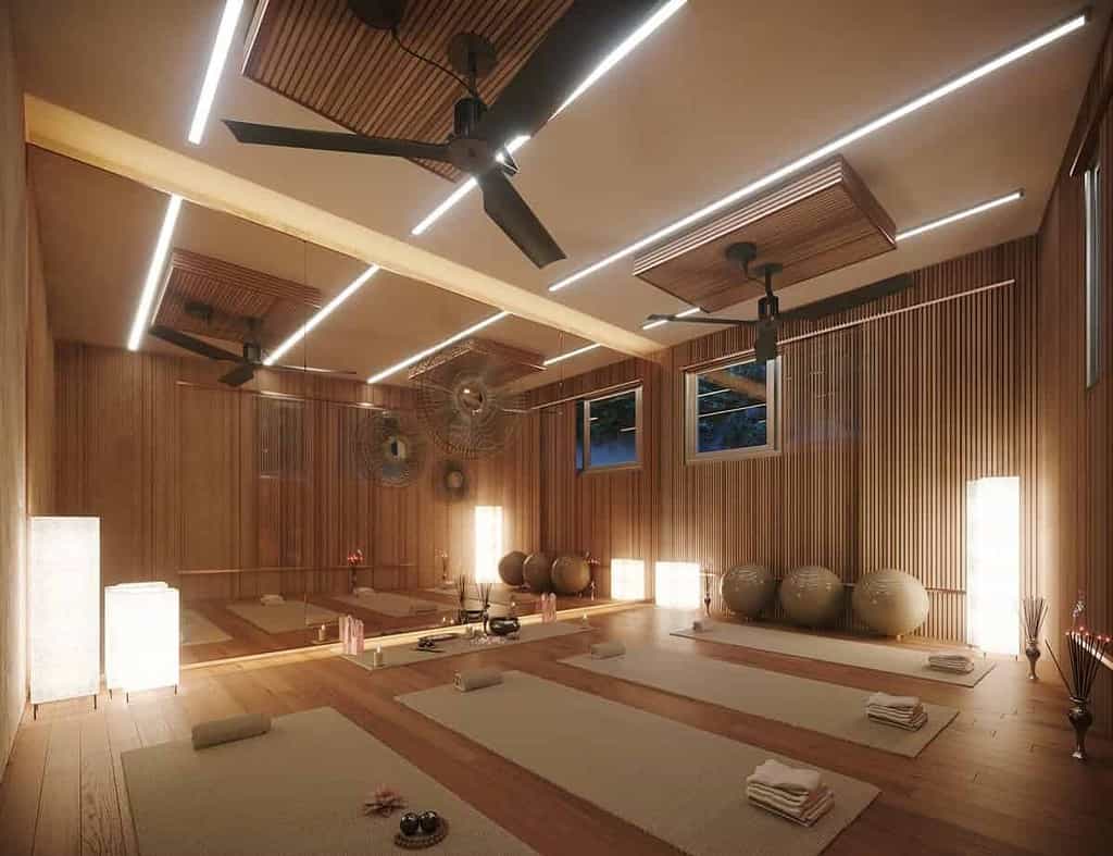 How to get the best yoga studio lighting