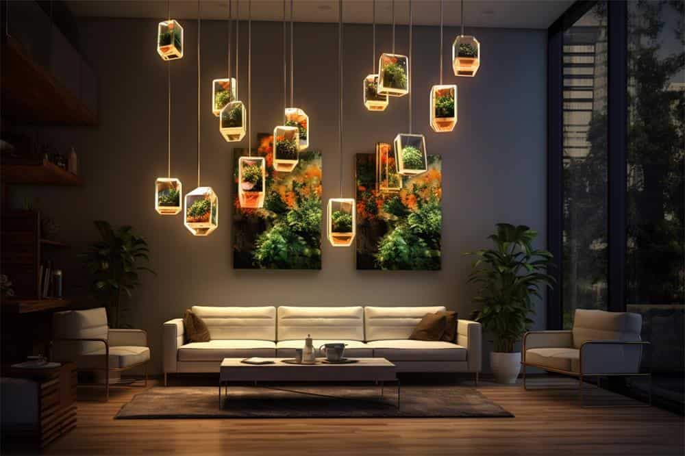 Le 48 migliori idee creative per l'illuminazione del soggiorno (2024) -  Illuminazione LEDYi